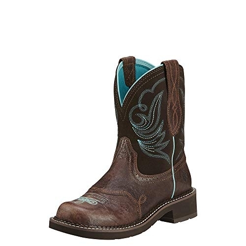 ARIAT Women's Fatbaby Dapper Western Boot Royal Chocolate - 10016238 - ROYAL CHOCOLATE, 8 Wide