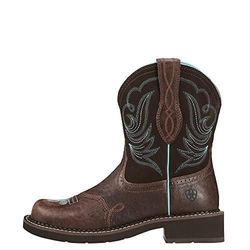 ARIAT Women's Fatbaby Dapper Western Boot Royal Chocolate - 10016238 - ROYAL CHOCOLATE, 8 Wide