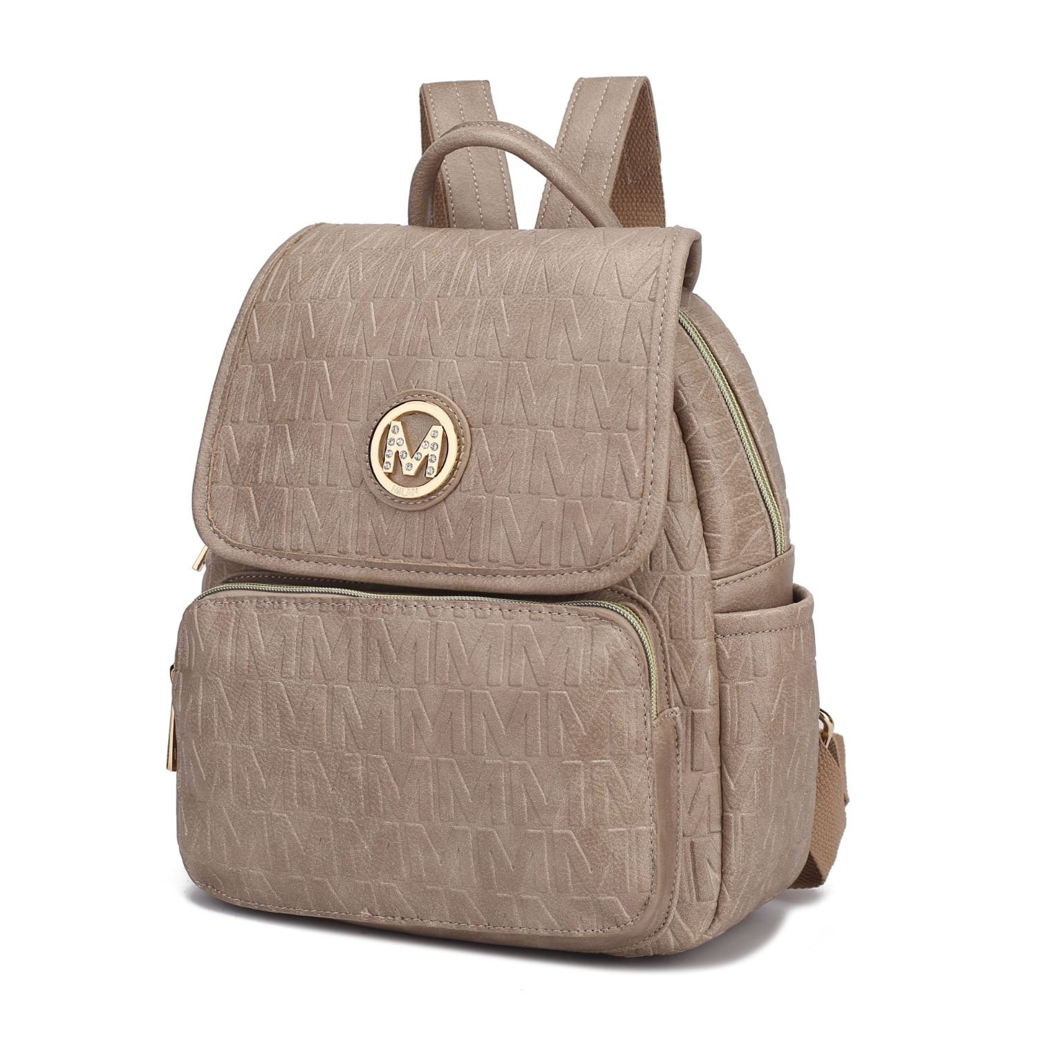 MKF Collection Samantha Backpack By Mia K. - Taupe