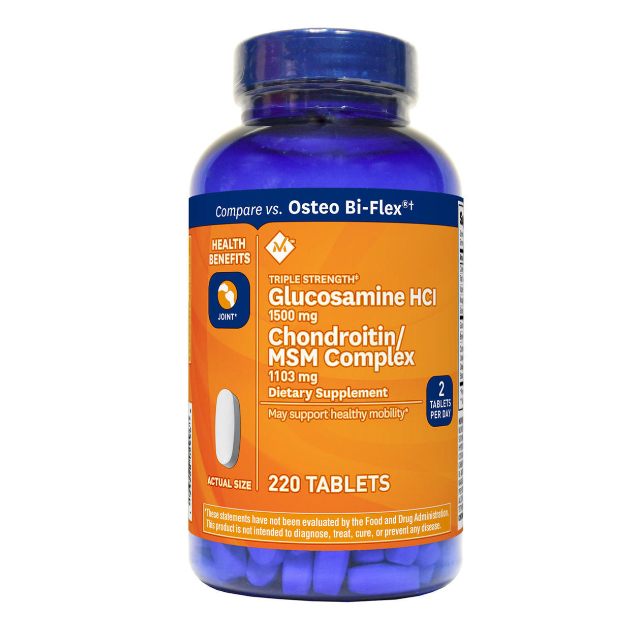 Member's Mark Triple Strength Glucosamine Chondroitin MSM (220 Count)