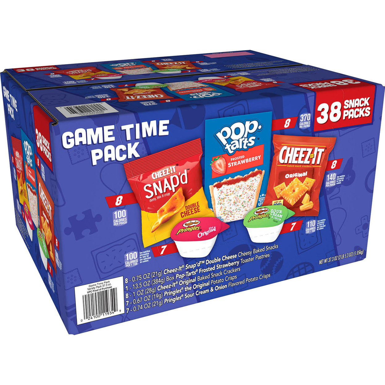 Kellogg's Game Time Snacks, Variety Pack (38 Pack)