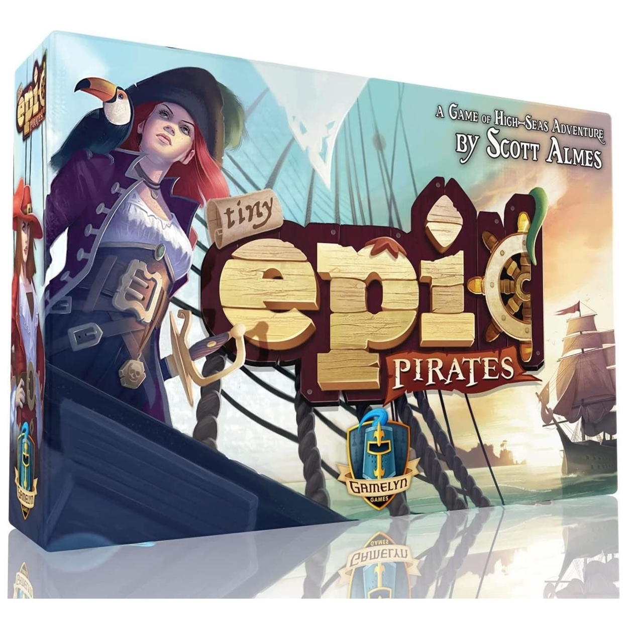 Tiny Epic Pirates High-Seas Adventure Mini Ship Strategy Card Game Gamelyn Games
