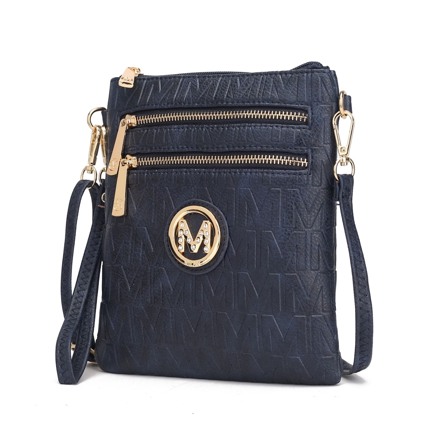 MKF Collection Scarlett Crossbody Handbag By Mia K. - Navy