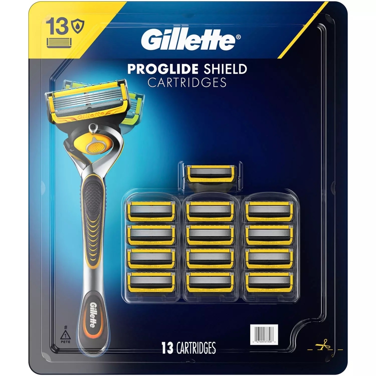 Gillette ProGlide Shield Men's Razor Blades (13 Count)