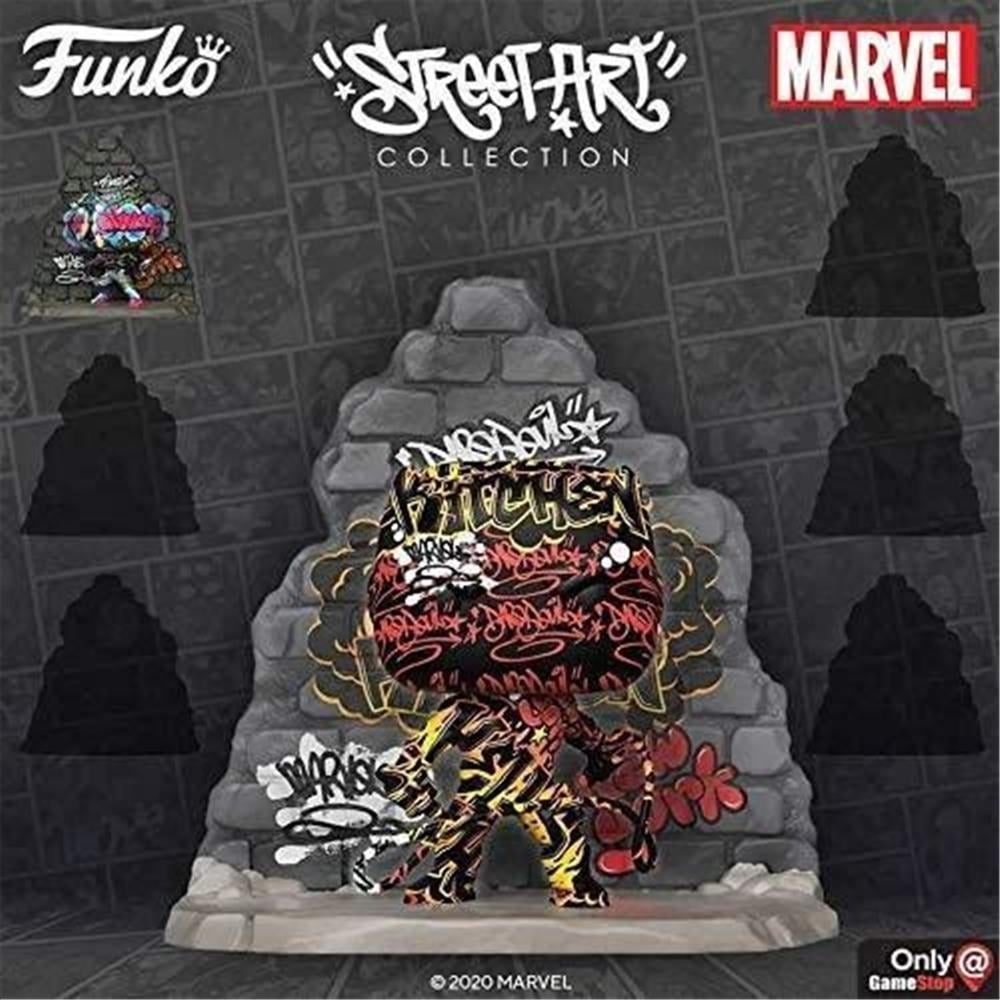 Funko Pop Marvel Daredevil Deluxe Street Art #704 Special Edition Figure
