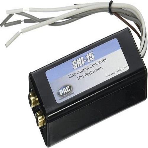 New PAC SNI-15 Line Out Converter For Adding Amplifier To Factory Radio