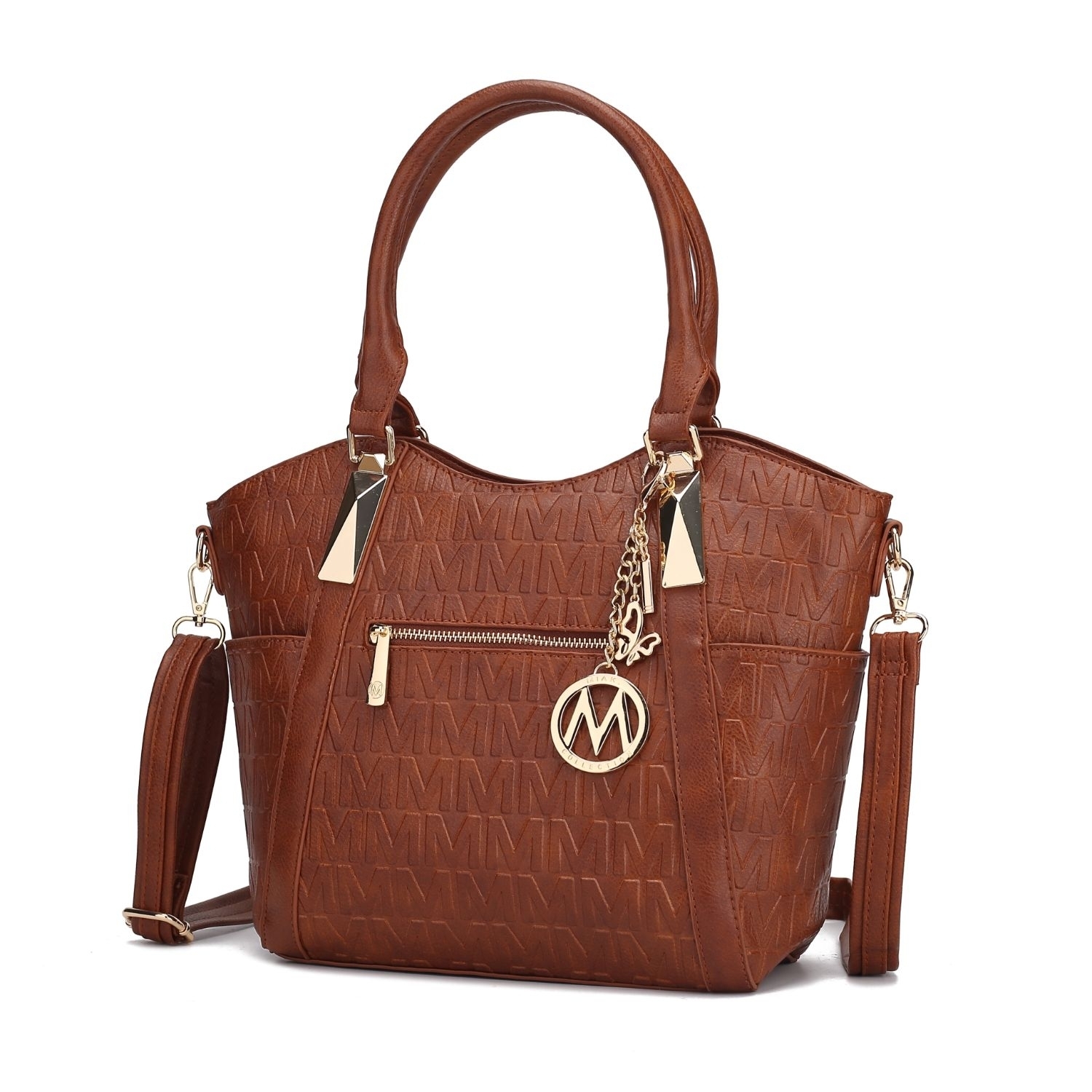 MKF Collection Lucy Tote Handbag By Mia K. - Camel