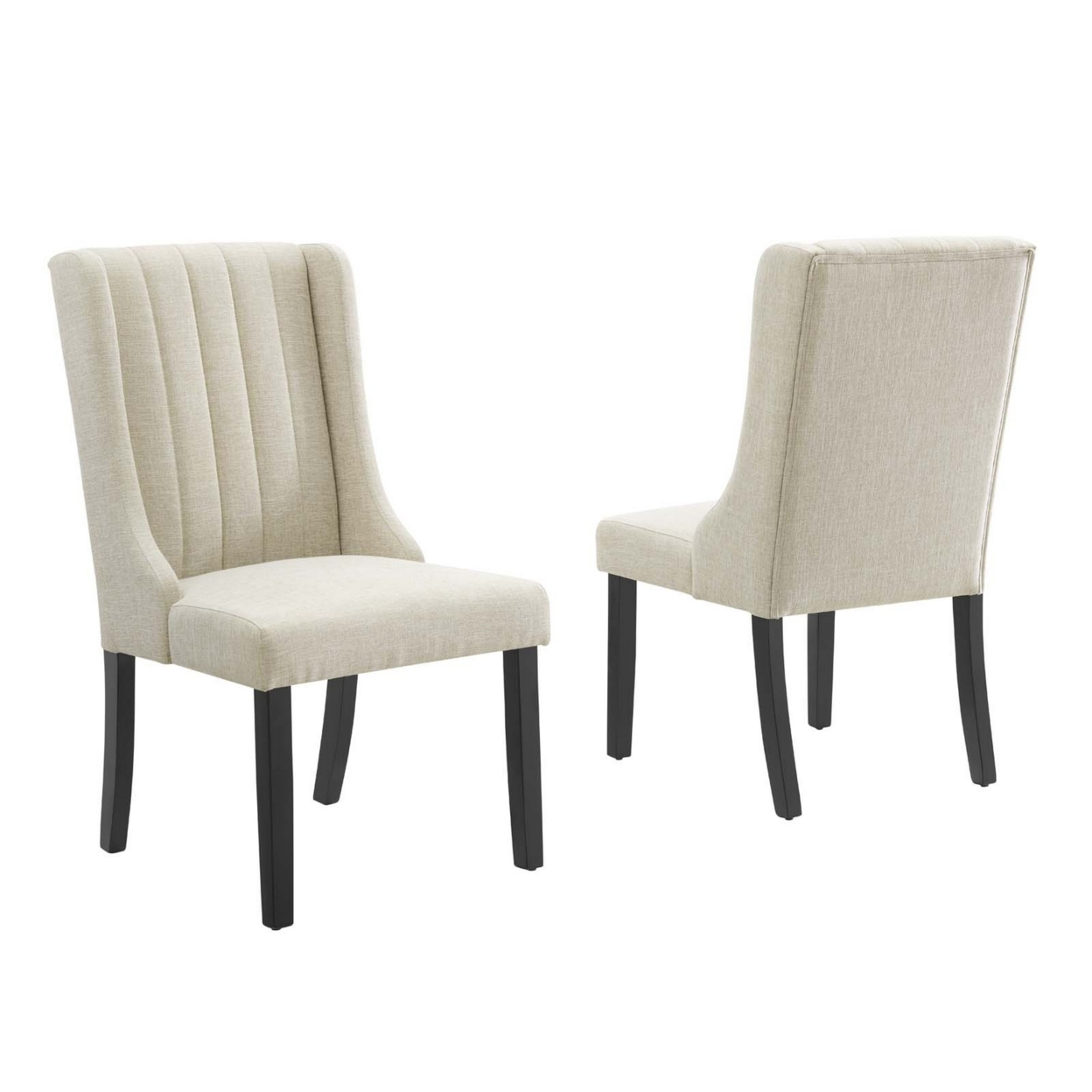 Renew Parsons Fabric Dining Side Chairs - Set Of 2, Beige