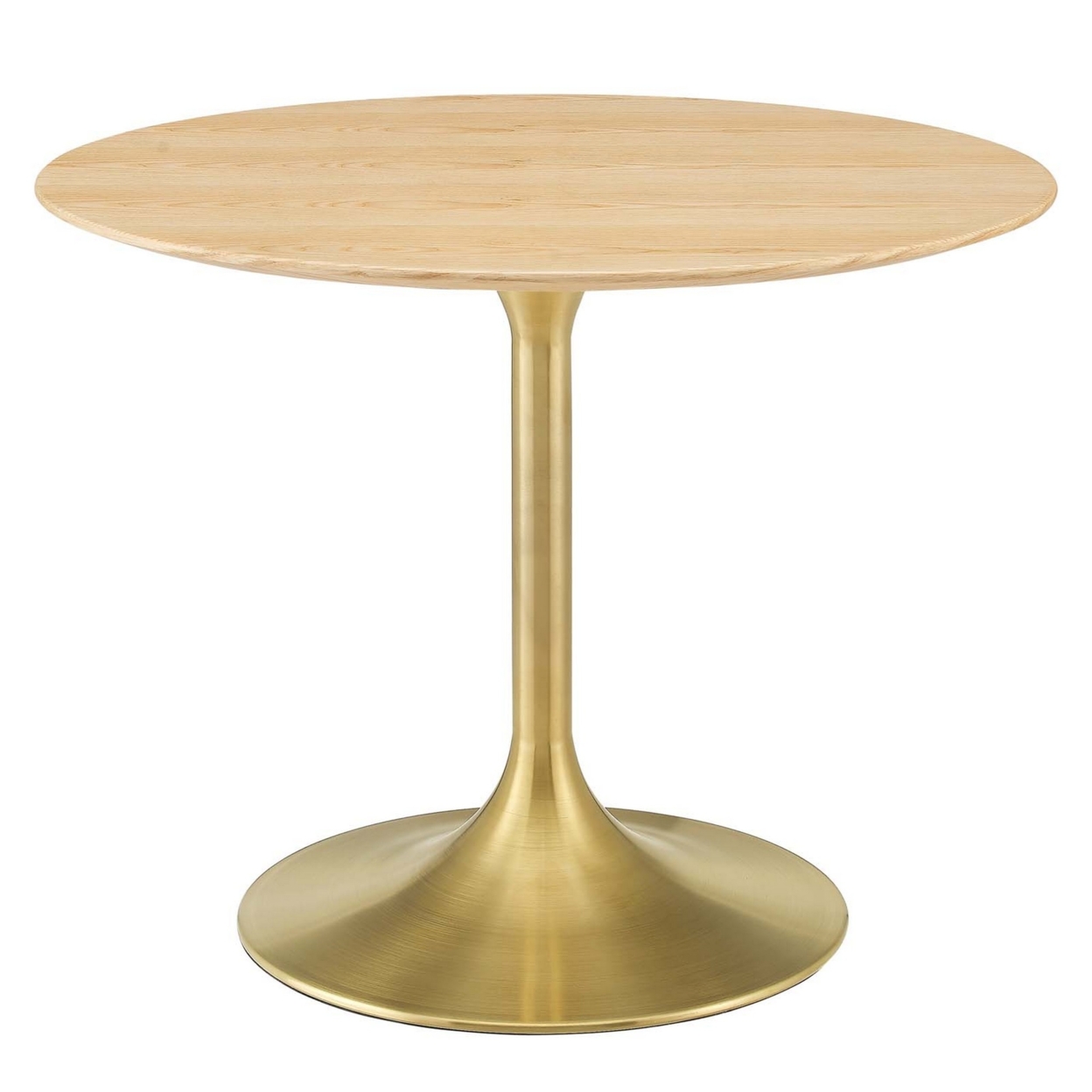 Lippa 40 Wood Dining Table, Gold Natural