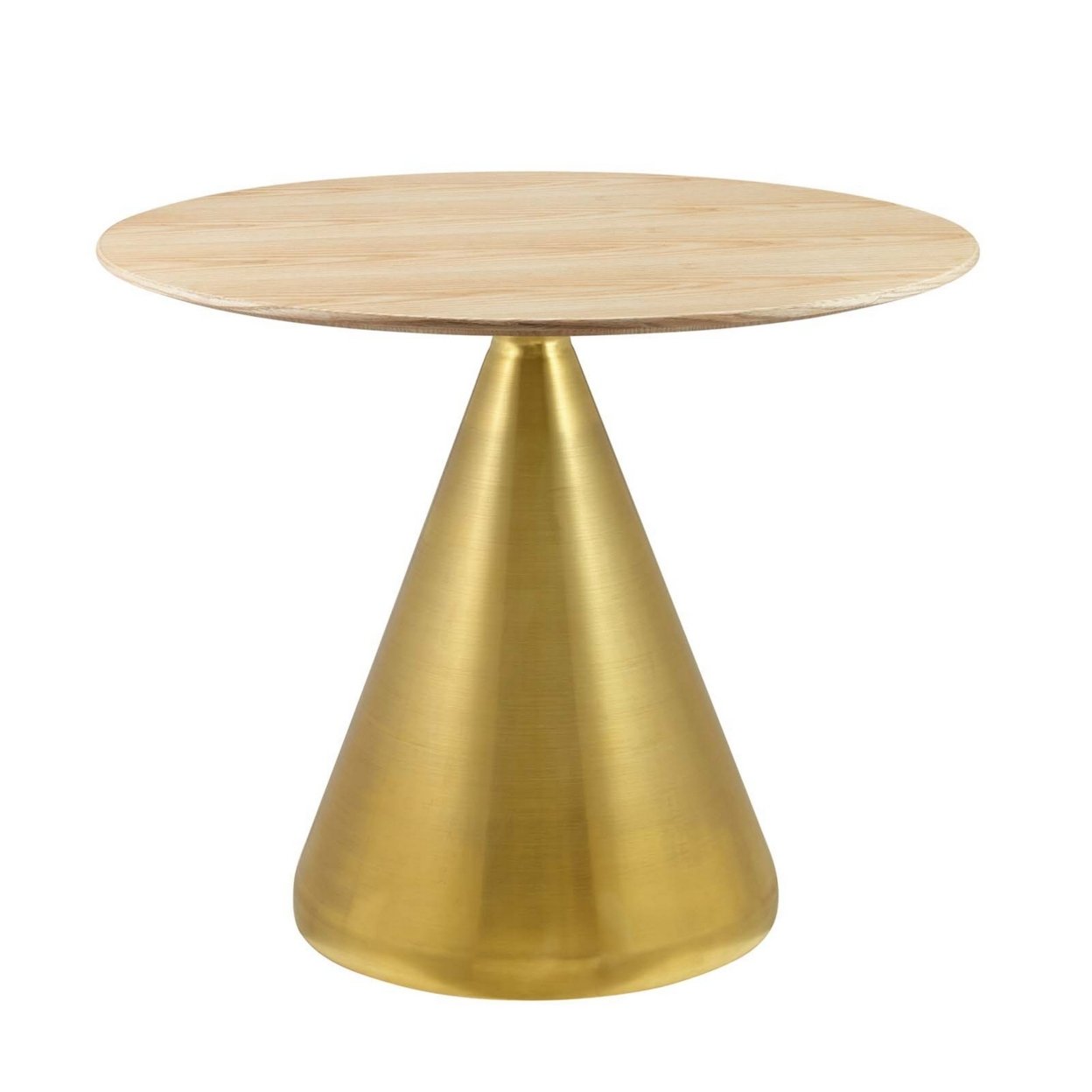 Tupelo 36 Dining Table, Gold Natural