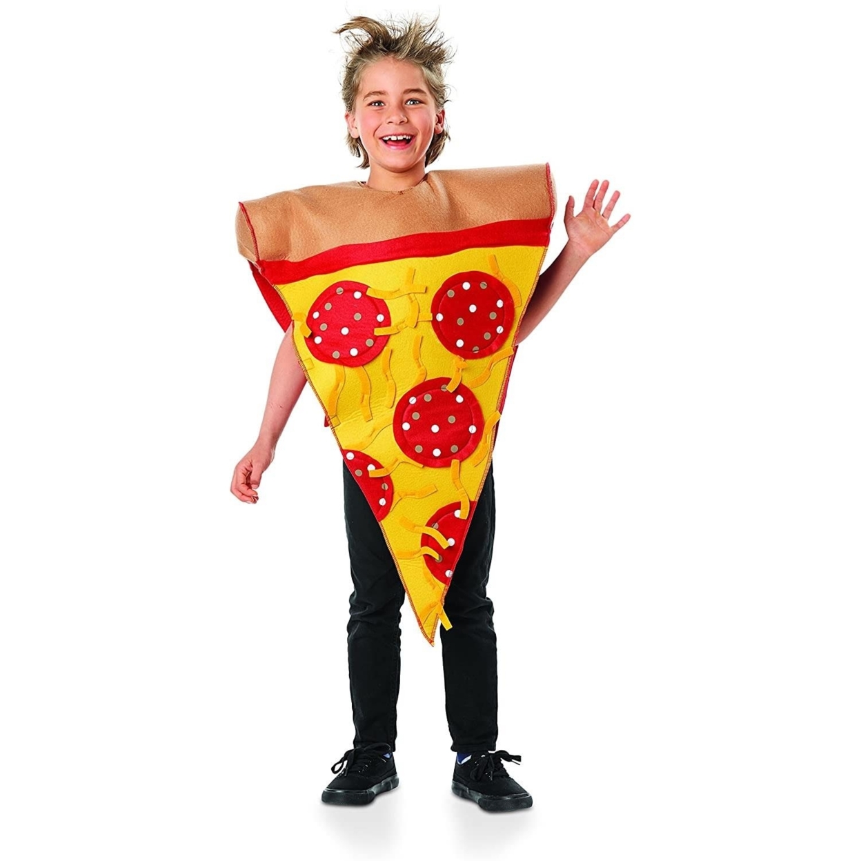 Pizza Slice Pepperoni Kids Size L/XL 12-16 Dress-Up Outfit Costume Seasons