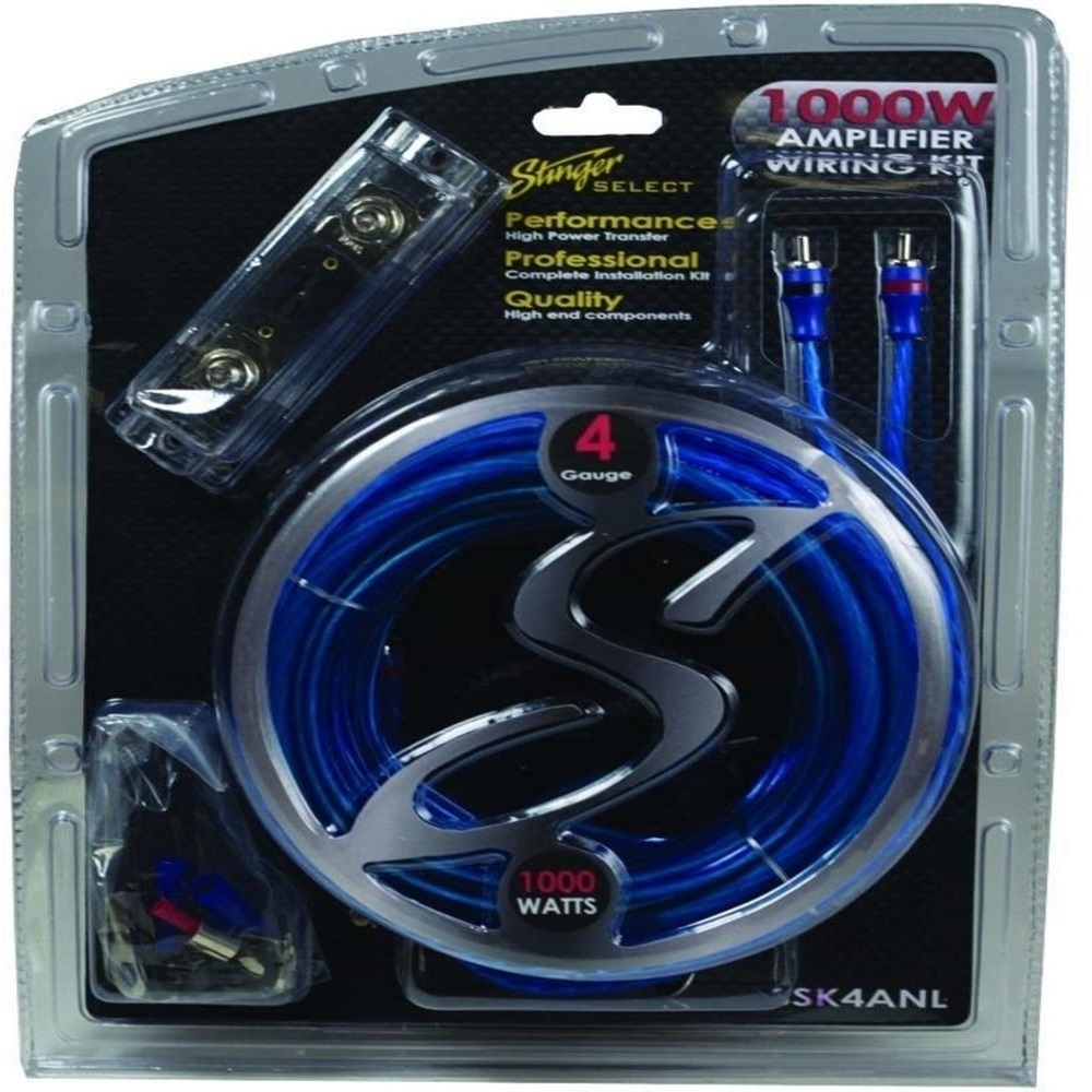 New STINGER SELECT Stinger(r) Ssk4anl Select Wiring Kit With Ultra-Flexible Copper-Clad Aluminum Cables (4 Gauge) 14.00in.