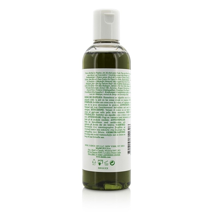 Kiehl's - Cucumber Herbal Alcohol-Free Toner - For Dry Or Sensitive Skin Types(250ml/8.4oz)