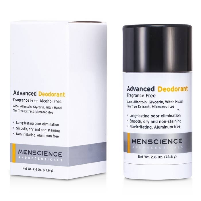 Menscience - Advanced Deodorant - Fragrance Free(73.6g/2.6oz)