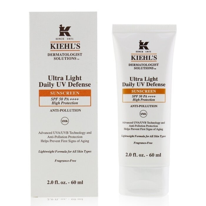 Kiehl's - Ultra Light Daily UV Defense SPF 50 PA +++(60ml/2oz)