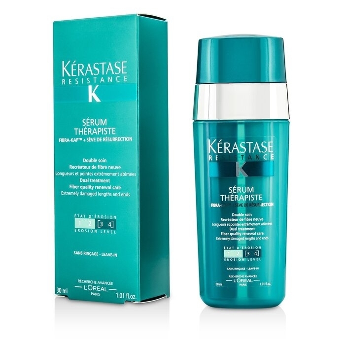 Kerastase - Resistance Serum Therapiste Dual Treatment Fiber Quality Renewal Care (Extremely Damaged Lengths And Ends)(30ml/1.01oz)