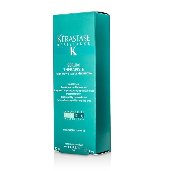 Kerastase - Resistance Serum Therapiste Dual Treatment Fiber Quality Renewal Care (Extremely Damaged Lengths And Ends)(30ml/1.01oz)