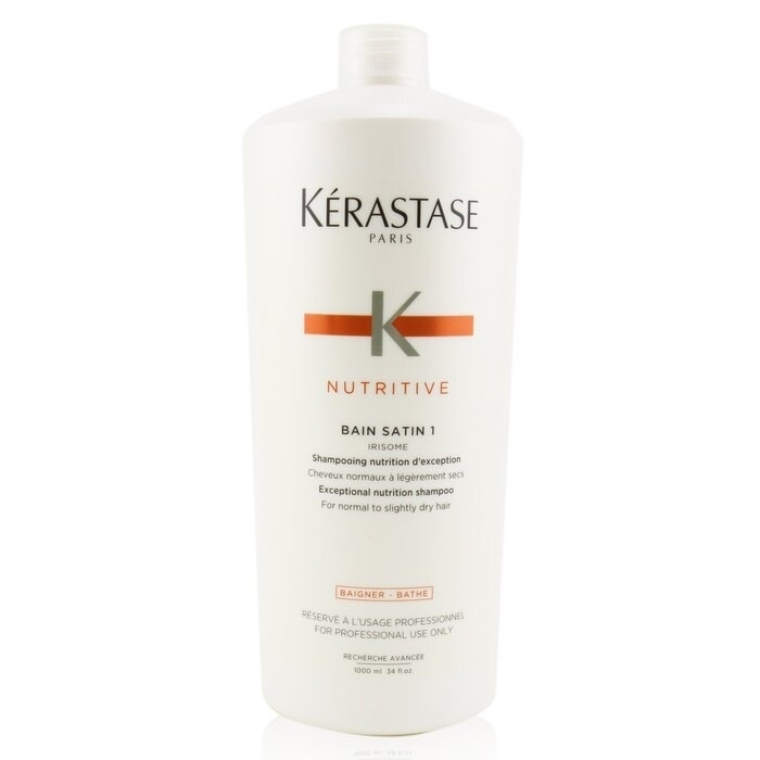Kerastase - Nutritive Bain Satin 1 Exceptional Nutrition Shampoo (For Normal To Slightly Dry Hair)(1000ml/34oz)
