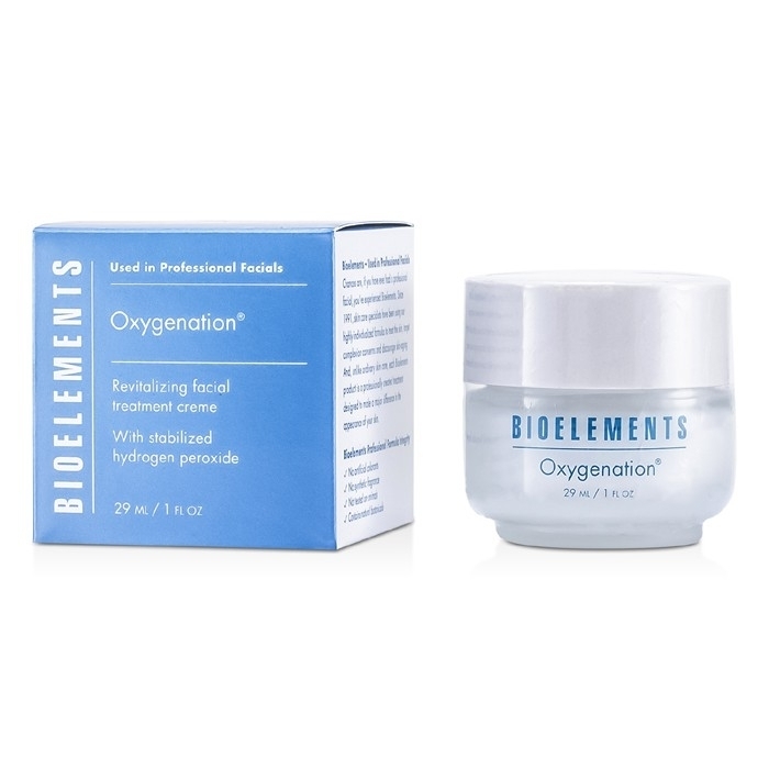 Bioelements - Oxygenation - Revitalizing Facial Treatment Creme - For Very Dry, Dry, Combination, Oily Skin Types(29ml/1oz)