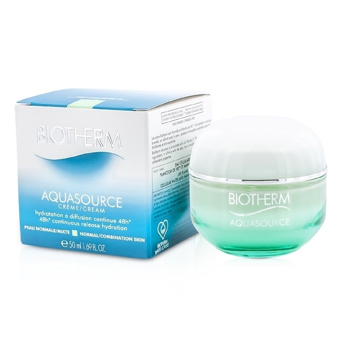Biotherm - Aquasource 48H Continuous Release Hydration Cream - For Normal/ Combination Skin(50ml/1.69oz)