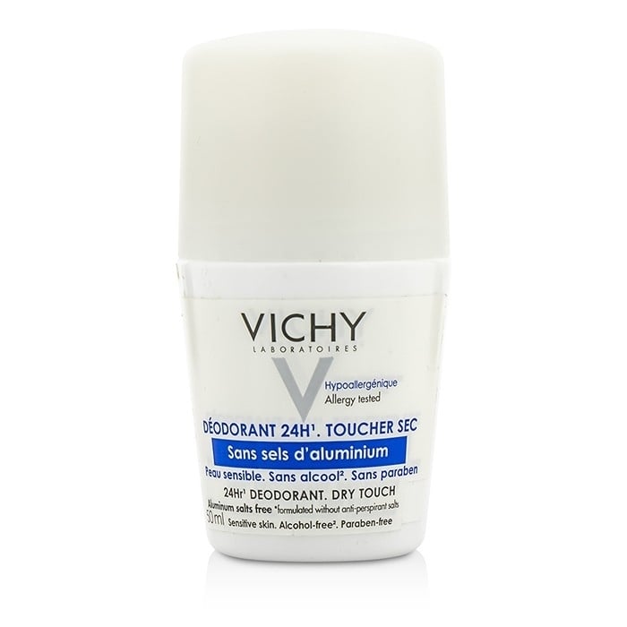 Vichy - 24Hr Deodorant Dry Touch Roll-On (For Sensitive Skin)(50ml/1.69oz)