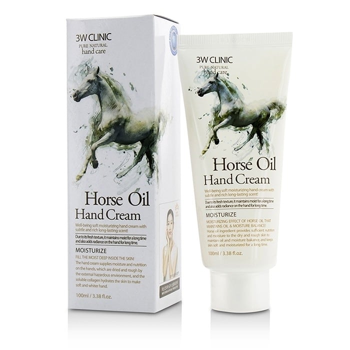3W Clinic - Hand Cream - Horse Oil(100ml/3.38oz)