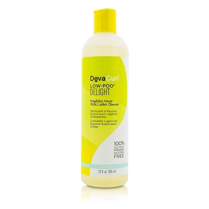 DevaCurl - Low-Poo Delight (Weightless Waves Mild Lather Cleanser - For Wavy Hair)(355ml/12oz)