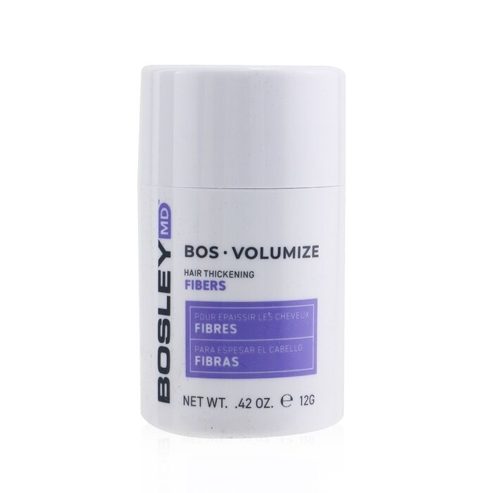 BosleyMD BosVolumize Hair Thickening Fibers - # Black - 12g/0.42oz