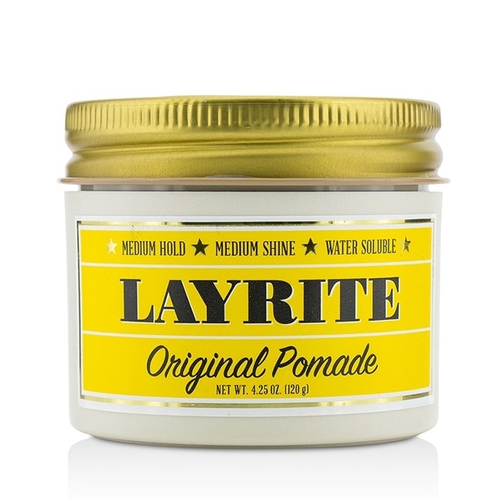 Layrite - Original Pomade (Medium Hold, Medium Shine, Water Soluble)(120g/4.25oz)