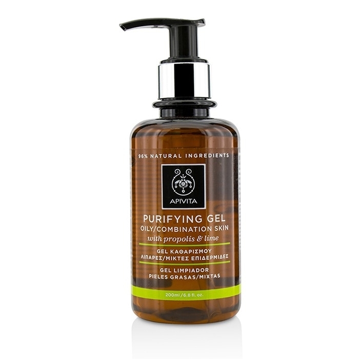 Apivita - Purifying Gel With Propolis & Lime - For Oily/Combination Skin(200ml/6.8oz)