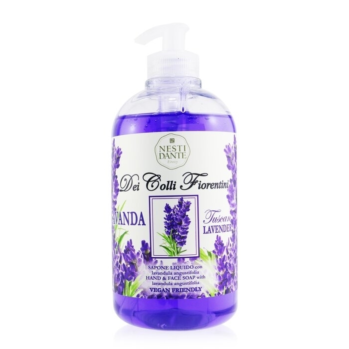 Dei Colli Fiorentini Hand & Face Soap With Lavandula Angustifolia - Tuscan Lavender - 500ml/16.9oz