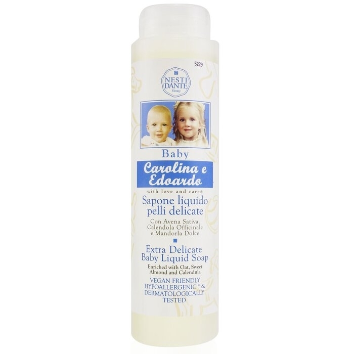 Carolina & Edoardo Extra Delicate Baby Liquid Soap With Oat, Sweet Almond & Calendula (Shower Gel) - 300ml/10.2oz