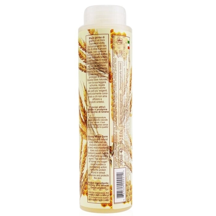 Natural Liquid Soap - Honey WheatGerm (Shower Gel) - 300ml/10.2oz