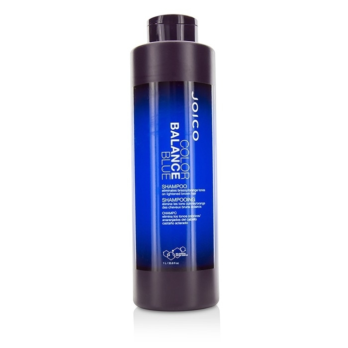 Joico - Color Balance Blue Shampoo (Eliminates Brassy/Orange Tones On Lightened Brown Hair)(1000ml/33.8oz)