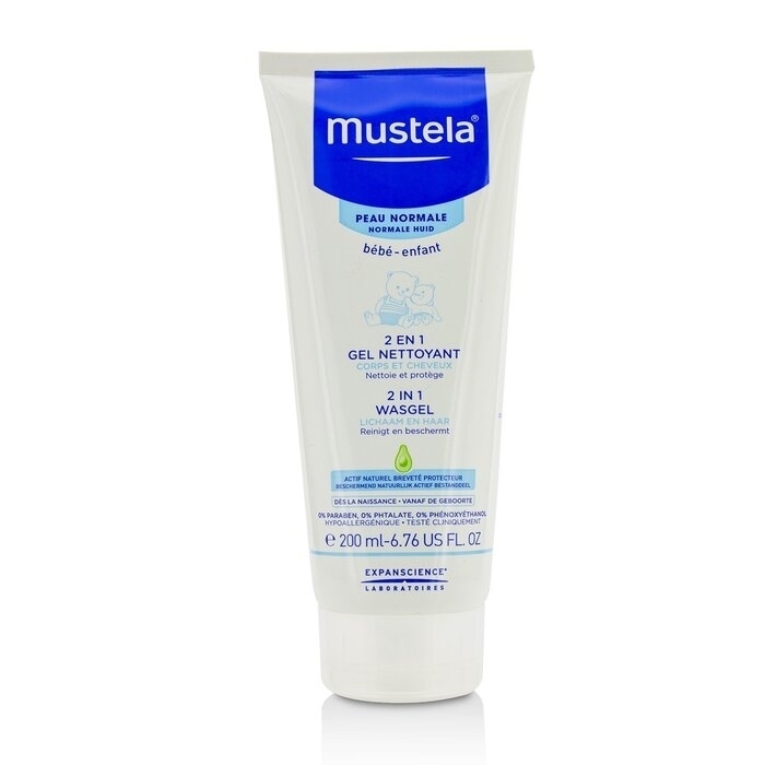 Mustela - 2 In 1 Body & Hair Cleansing Gel - For Normal Skin(200ml/6.76oz)