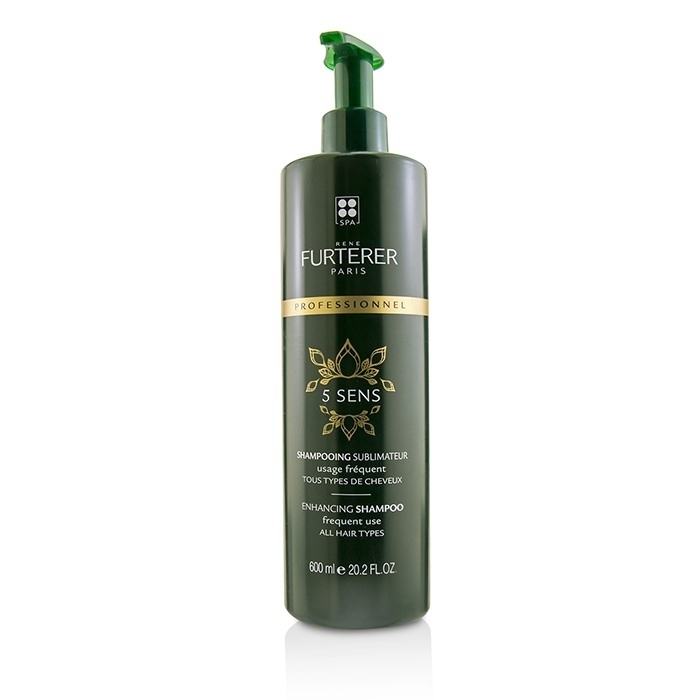 Rene Furterer - 5 Sens Enhancing Shampoo - Frequent Use, All Hair Types (Salon Product)(600ml/20.2oz)