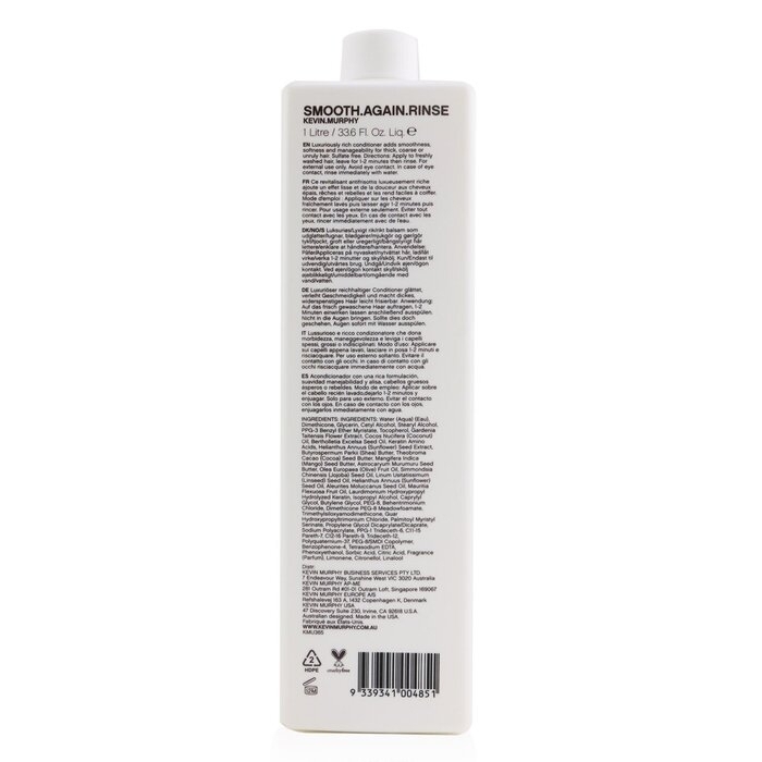 Kevin.Murphy - Smooth.Again.Rinse (Smoothing Conditioner - For Thick, Coarse Hair)(1000ml/33.8oz)