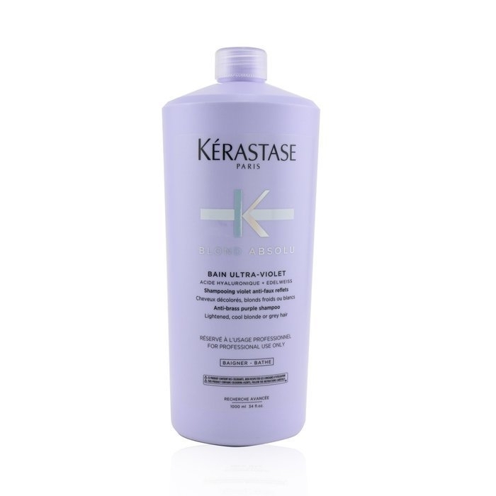 Kerastase - Blond Absolu Bain Ultra-Violet Anti-Brass Purple Shampoo (Lightened, Cool Blonde Or Grey Hair)(1000ml/34oz)
