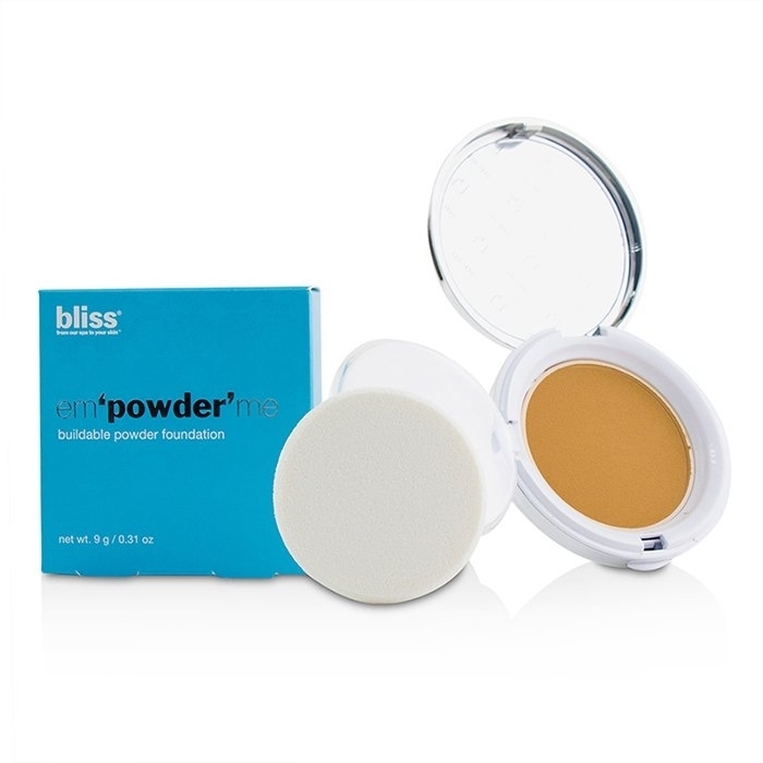Bliss - Em'powder' Me Buildable Powder Foundation - # Bronze(9g/0.31oz)