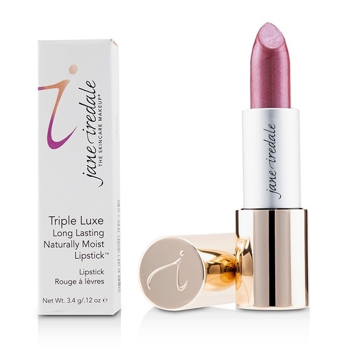 Jane Iredale - Triple Luxe Long Lasting Naturally Moist Lipstick - # Rose (Light Merlot)(3.4g/0.12oz)