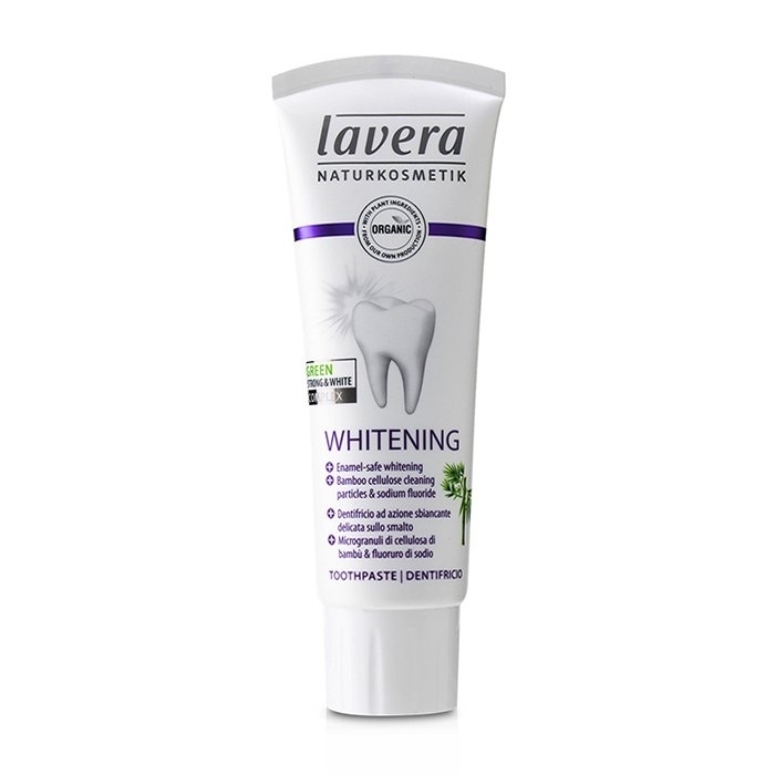 Lavera - Toothpaste (Whitening) - With Bamboo Cellulose Cleaning Particles & Sodium Fluoride(75ml/2.5oz)
