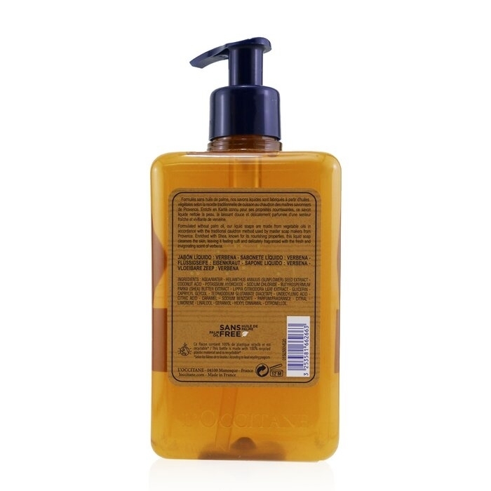 Verveine (Verbena) Liquid Soap For Hands & Body - 500ml/16.9oz