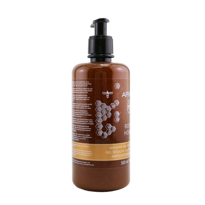 Royal Honey Creamy Shower Gel With Essential Oils - Ecopack - 500ml/16.9oz