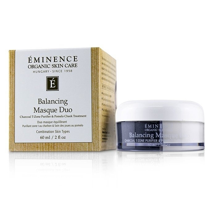 Eminence - Balancing Masque Duo: Charcoal T-Zone Purifier & Pomelo Cheek Treatment - For Combination Skin Types(60ml/2oz)