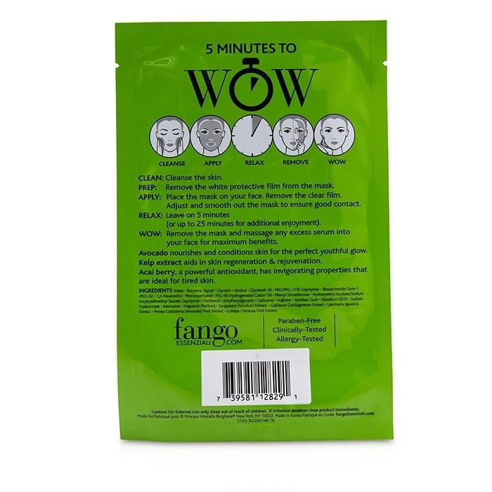 Borghese - Fango Essenziali Moisturize Treatment Sheet Masks(4x25ml/0.83oz)