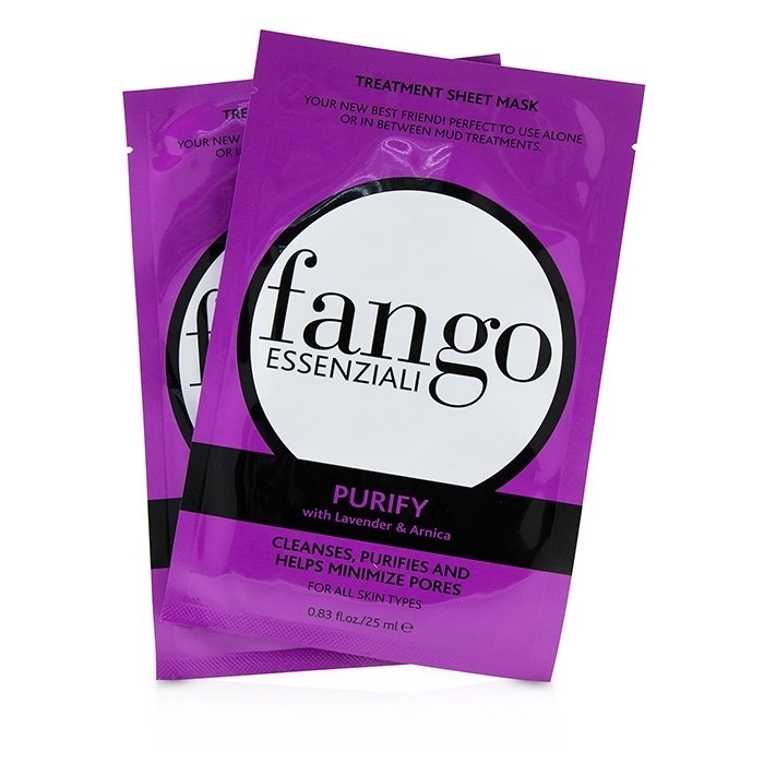 Borghese - Fango Essenziali Purify Treatment Sheet Masks(4x25ml/0.83oz)