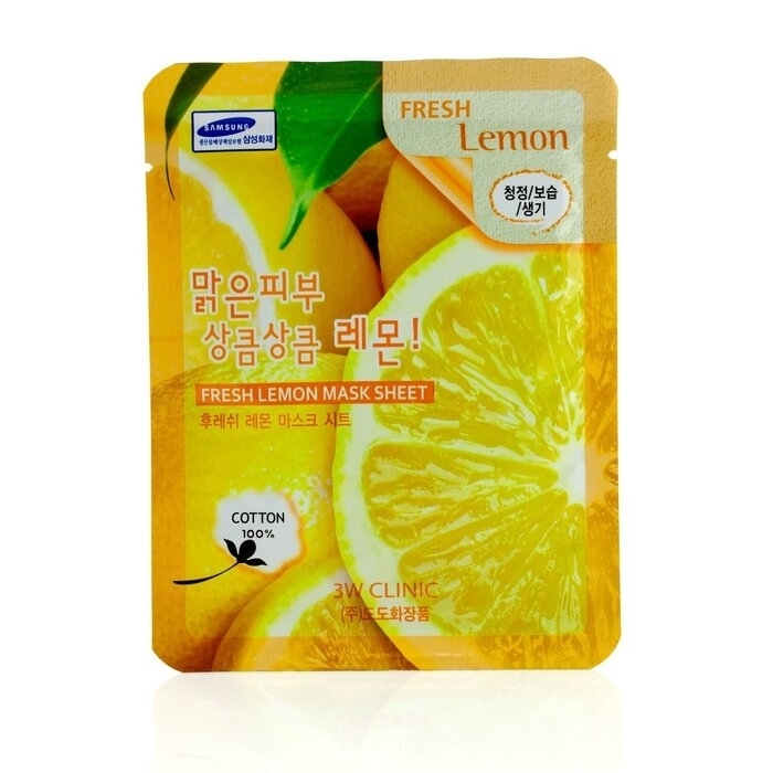 3W Clinic - Mask Sheet - Fresh Lemon(10pcs)