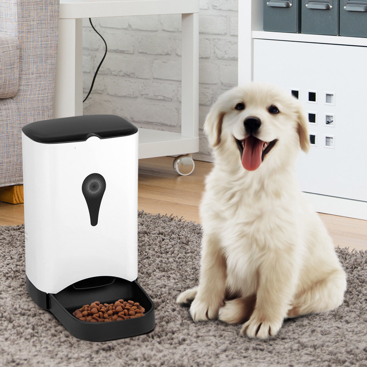 Automatic Pet Feeder For Dog Cat Food Dispenser Voice Recorder Timer Programable
