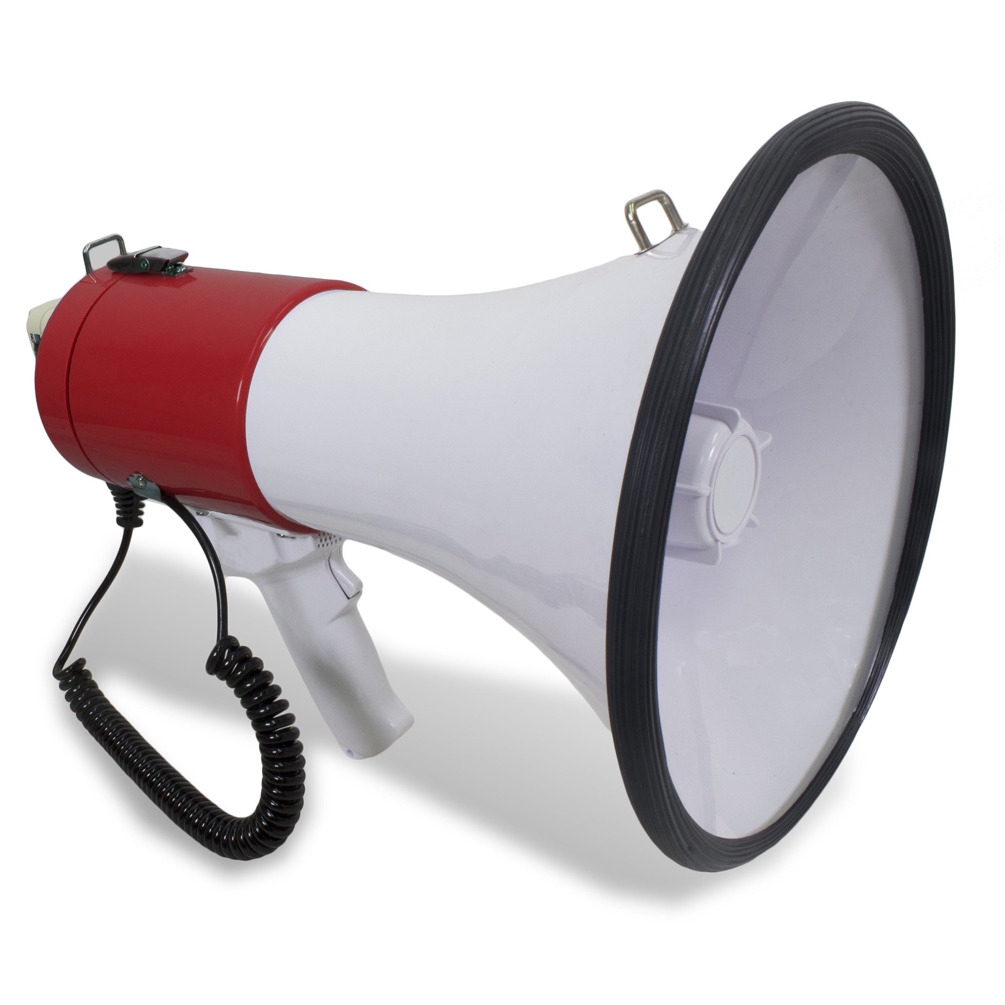 Technical Pro Portable 40 Watts, 800M-1000M Range Megaphone Bullhorn With Strap, Siren, Volume Control For Trainers, Football Coaches (Red)