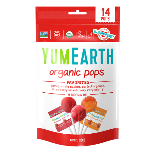 Yum Earth Organic Lollipops Favorites